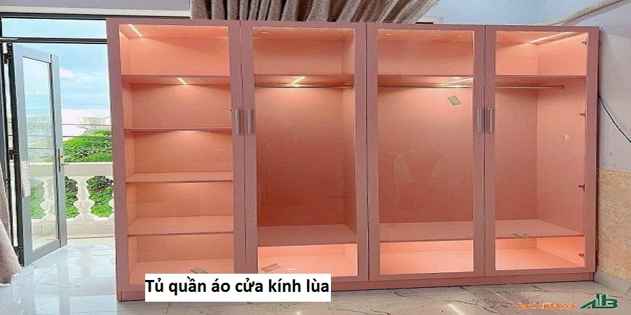 Tủ quần áo cửa kính lùa