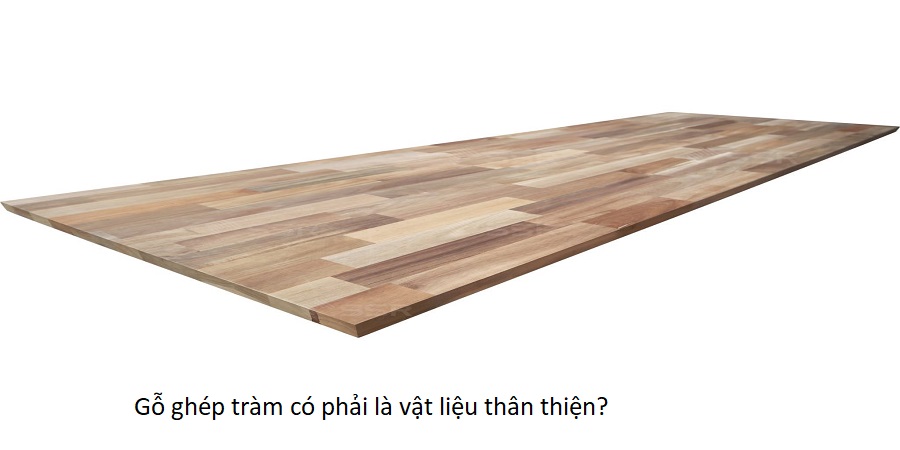 Gỗ ghép tràm có phải là vật liệu thân thiện?